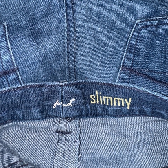 7 For All Mankind Slimmy Luxe Performance Plus Tapered Jeans Size 33 x 31 - Picture 4 of 7